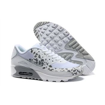 Nike Air Max 90 Hyperfuse Unisex Gray White Running Shoes Greece